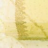 Sanskriti Vintage Green Net Dupatta Stole Hand Embroidered Zari Zardozi Scarf