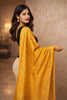 Sanskriti Vintage Yellow Pure Silk Dupatta Stole Banarasi Brocade Zari Handwoven
