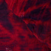 Sanskriti Vintage Red-Blue Pure Chiffon Dupatta Stole Tie-Dye Hand Embroidered