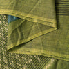 Sanskriti Vintage Red Pure Cotton Dupatta Stole Shrikalhasti Kalamkari Ikat Veil