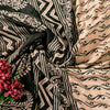 Sanskriti Vintage Cream Blend Woolen Dupatta Stole Sanganeri Block Printed Scarf