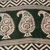 Sanskriti Vintage Cream Blend Woolen Dupatta Stole Sanganeri Block Printed Scarf