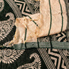 Sanskriti Vintage Cream Blend Woolen Dupatta Stole Sanganeri Block Printed Scarf