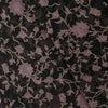 Sanskriti Vintage Soft Black Pure Chiffon Silk Dupatta Stole Hand Beaded-Printed
