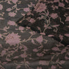 Sanskriti Vintage Soft Black Pure Chiffon Silk Dupatta Stole Hand Beaded-Printed