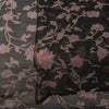 Sanskriti Vintage Soft Black Pure Chiffon Silk Dupatta Stole Hand Beaded-Printed