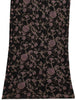 Sanskriti Vintage Soft Black Pure Chiffon Silk Dupatta Stole Hand Beaded-Printed