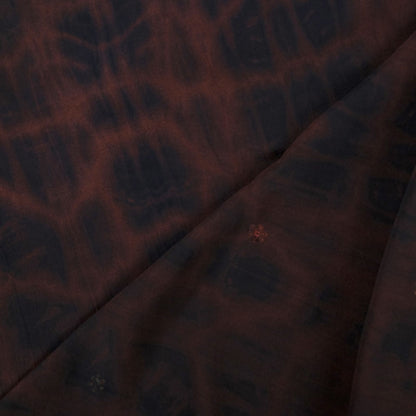 Sanskriti Vintage Black Pure Georgette Dupatta Tie Dye Floral Embroidered Vine