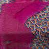 Sanskriti Vintage Pink Georgette Dupatta Sheer 90x46 Inch Printed