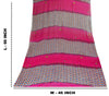 Sanskriti Vintage Pink Georgette Dupatta Sheer 90x46 Inch Printed