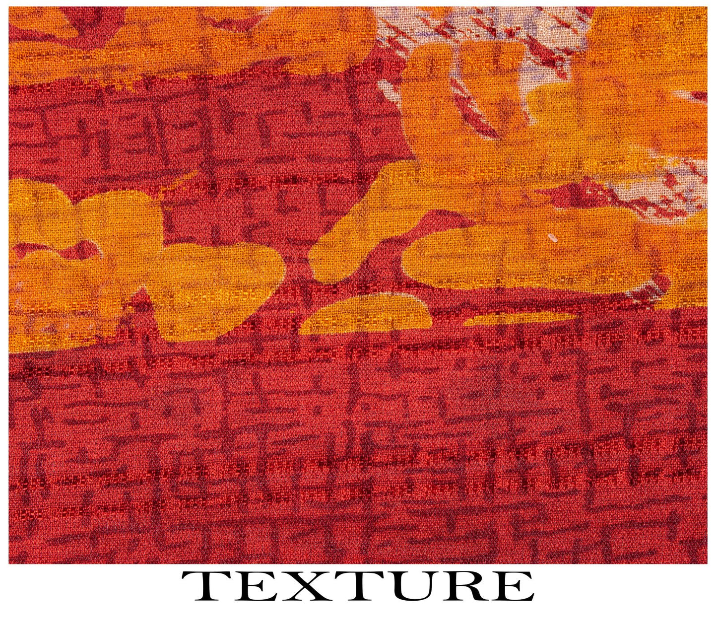 Sanskriti Vintage Red Pure Georgette Dupatta Stole Floral Printed Cultural Veil