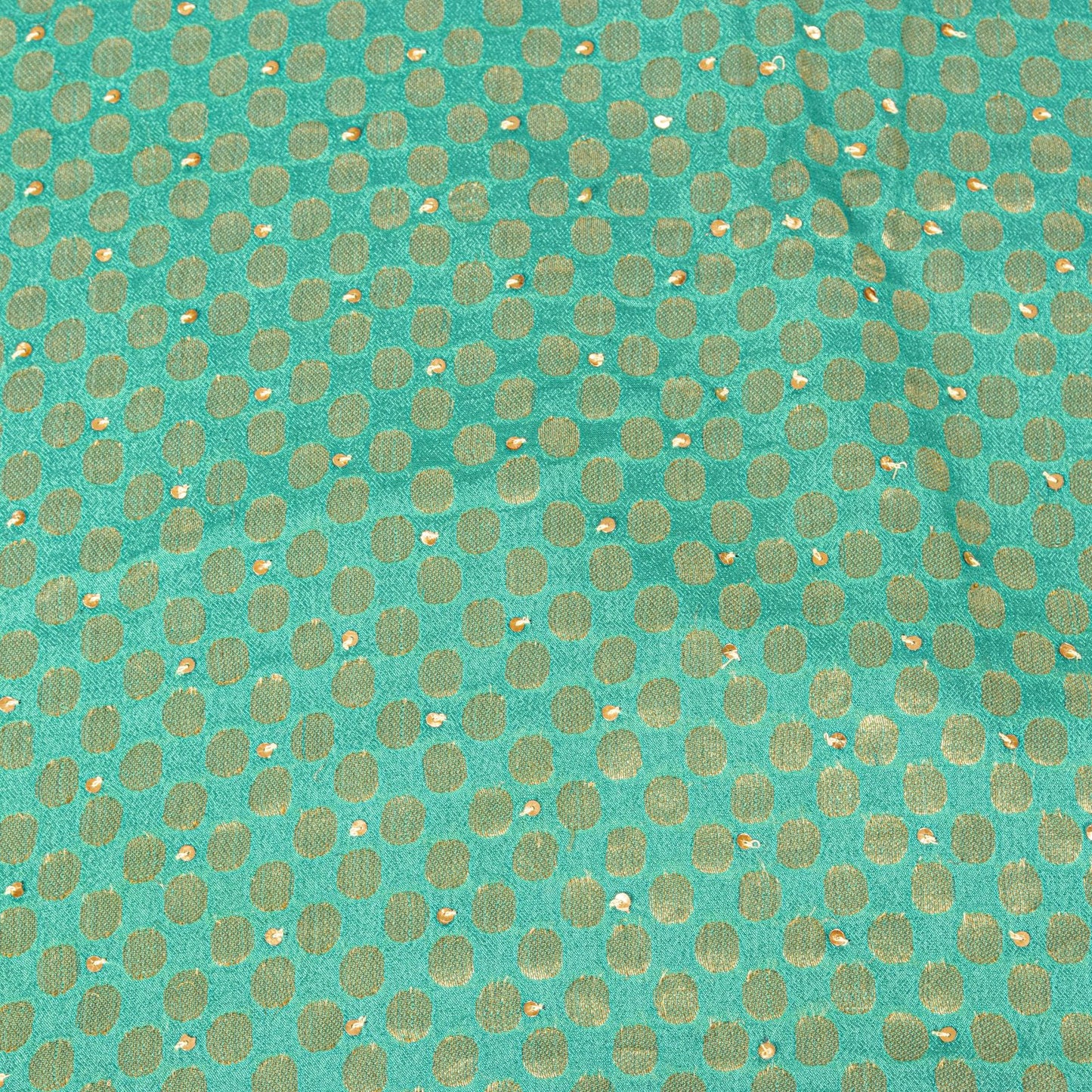 Sanskriti Vintage Green Pure Crepe Dupatta/Stole Hand Embroidery Zari-Woven Veil