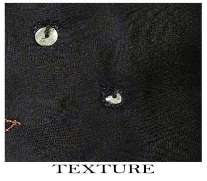Sanskriti Vintage Black Pure Silk Dupatta/Stole Embroidered Zari Wedding Veil