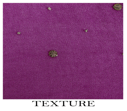 Sanskriti Vintage Pink Pure Georgette Dupatta/Stole Fardi Mukesh Work Veil