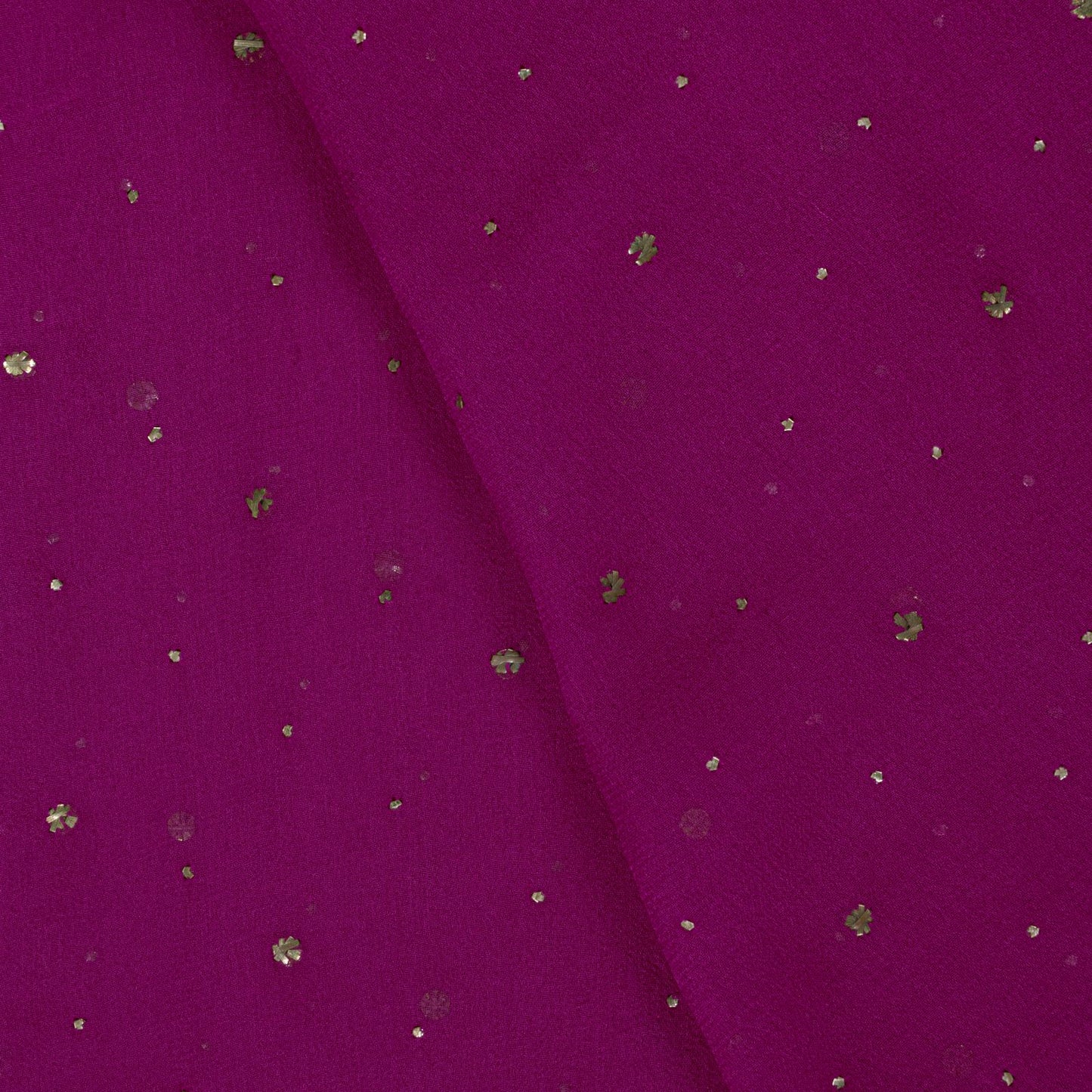 Sanskriti Vintage Pink Pure Georgette Dupatta/Stole Fardi Mukesh Work Veil