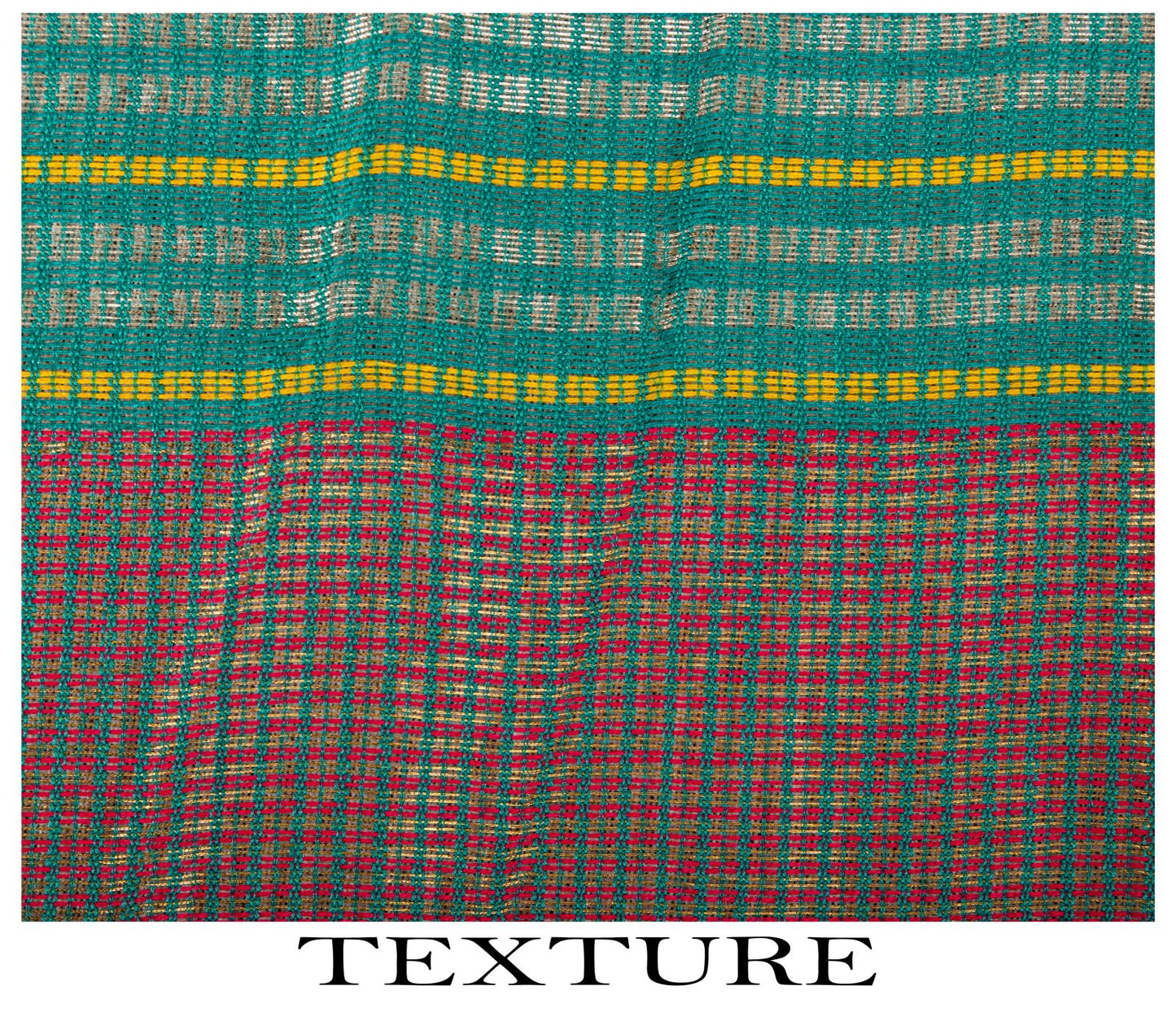Sanskriti Vintage Dupatta/Stole Green Cotton Silk Zari Handwoven Maheshwari Veil