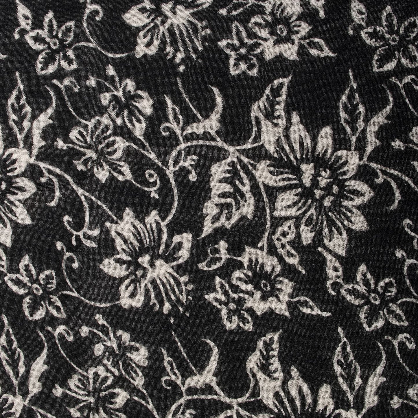 Sanskriti Vintage Dupatta/Stole Black Pure Georgette Printed-Fabric Patch Veil