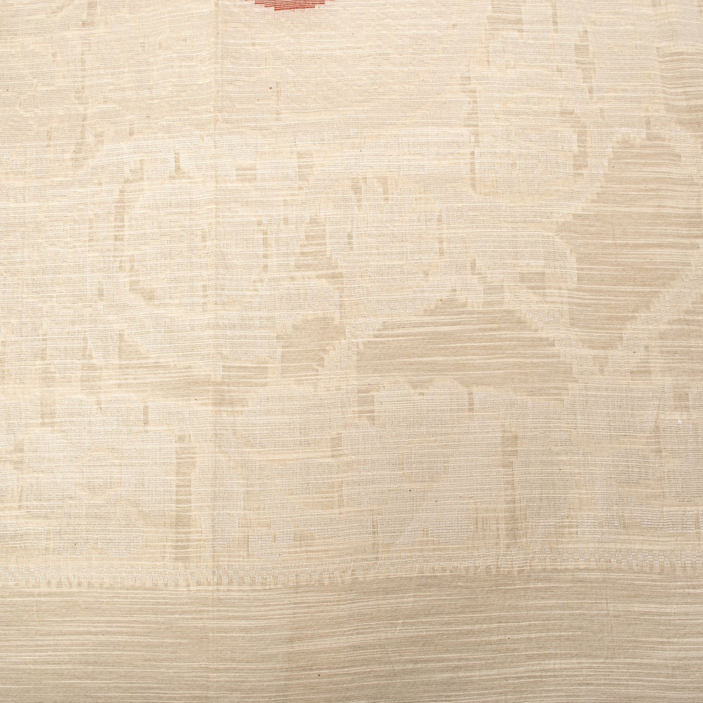 Sanskriti Vintage Dupatta/Stole Off-White Blend Silk Hand Woven Premium SoftVeil