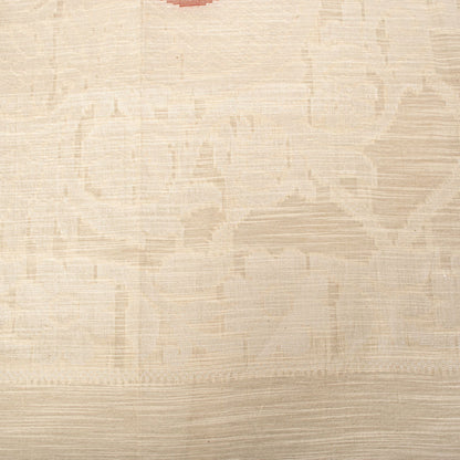 Sanskriti Vintage Dupatta/Stole Off-White Blend Silk Hand Woven Premium SoftVeil
