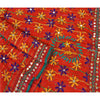 Sanskriti Vintage Dupatta Long Stole Georgette OOAK Hand Embroidered Phulkari Scarves Wrap