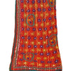 Sanskriti Vintage Dupatta Long Stole Georgette OOAK Hand Embroidered Phulkari Scarves Wrap