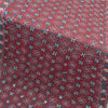 Sanskriti Vintage Blend Georgette Long Dupatta Dark Red Handmade Phulkari Veil