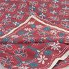 Sanskriti Vintage Blend Georgette Long Dupatta Dark Red Handmade Phulkari Veil
