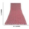 Sanskriti Vintage Blend Georgette Long Dupatta Dark Red Handmade Phulkari Veil