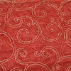 Sanskriti Vintage Red Dupatta Long Stole Net Mesh Hand Beaded Wrap Bridal Veil
