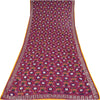 Sanskriti Vintage Dupatta Long Stole Pure Georgette Hand Embroidered Phulkari