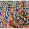 Sanskriti Vintage Dupatta Long Stole One OF A Kind Hand Embroidered Phulkari