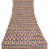 Sanskriti Vintage Dupatta Long Stole One OF A Kind Hand Embroidered Phulkari