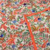Sanskriti Vintage White Dupatta Chanderi Hand Embroidered Phulkari Printed Hijab
