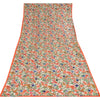 Sanskriti Vintage White Dupatta Chanderi Hand Embroidered Phulkari Printed Hijab