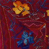 Sanskriti Vintage Pink Dupatta Chanderi Hand Embroidered Phulkari Stole Scarves