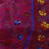 Sanskriti Vintage Pink Dupatta Chanderi Hand Embroidered Phulkari Stole Scarves
