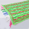 Sanskriti Vintage Green Phulkari Dupatta | Pure Cotton Handmade Wrap | Veil Stole OOAK Indian Heritage Textile Women Traditional Dress