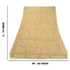 Sanskriti Vintage Cream Dupatta Pure Silk Hand Embroidered Kantha Special Stole