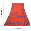 Sanskriti Vintage Red Dupatta Cotton Hand Embroidered Bagh Phulkari OOAK Stole