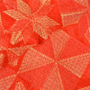 Sanskriti Vintage Dupatta Hand Embroidered Art Silk Bagh Phulkari Stole Red Veil