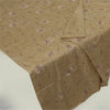 Sanskriti Indian Vintage Cream Bollywood Dupatta Pure Silk Hand Beade Stole Veil
