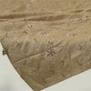 Sanskriti Indian Vintage Cream Bollywood Dupatta Pure Silk Hand Beade Stole Veil
