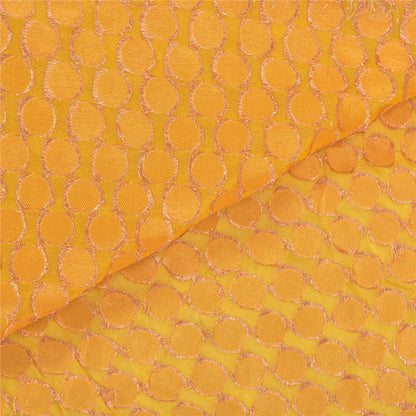 Санскритские винтажные тяжелые шарфы-дупатта из шелка желтого цвета из парчи Zari для вечеринок