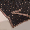 Sanskriti Vintage Black Dupatta Long Stole Pure Silk Hand Beaded Premium Scarves