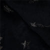 Sanskriti Vintage Long Dupatta Pure Chiffon Black Hand Beaded Zari Zardozi Stole