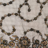 Sanskriti Vintage Dupatta Black Net Mesh Long Stole Hand Bead Neck/Head Scarves