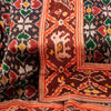 Sanskriti Vintage Dupatta Stole Pure Silk Brown Double Ikat Handwoven Pochampally