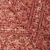Sanskriti Vintage Red Net Dupatta Long Stole Hand Beaded Zardozi Bridal Scarves