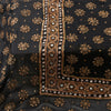 Sanskriti Vintage Black Pure Georgette Silk Dupatta Long Stole Hand Beaded Scarf