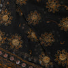 Sanskriti Vintage Black Pure Georgette Silk Dupatta Long Stole Hand Beaded Scarf